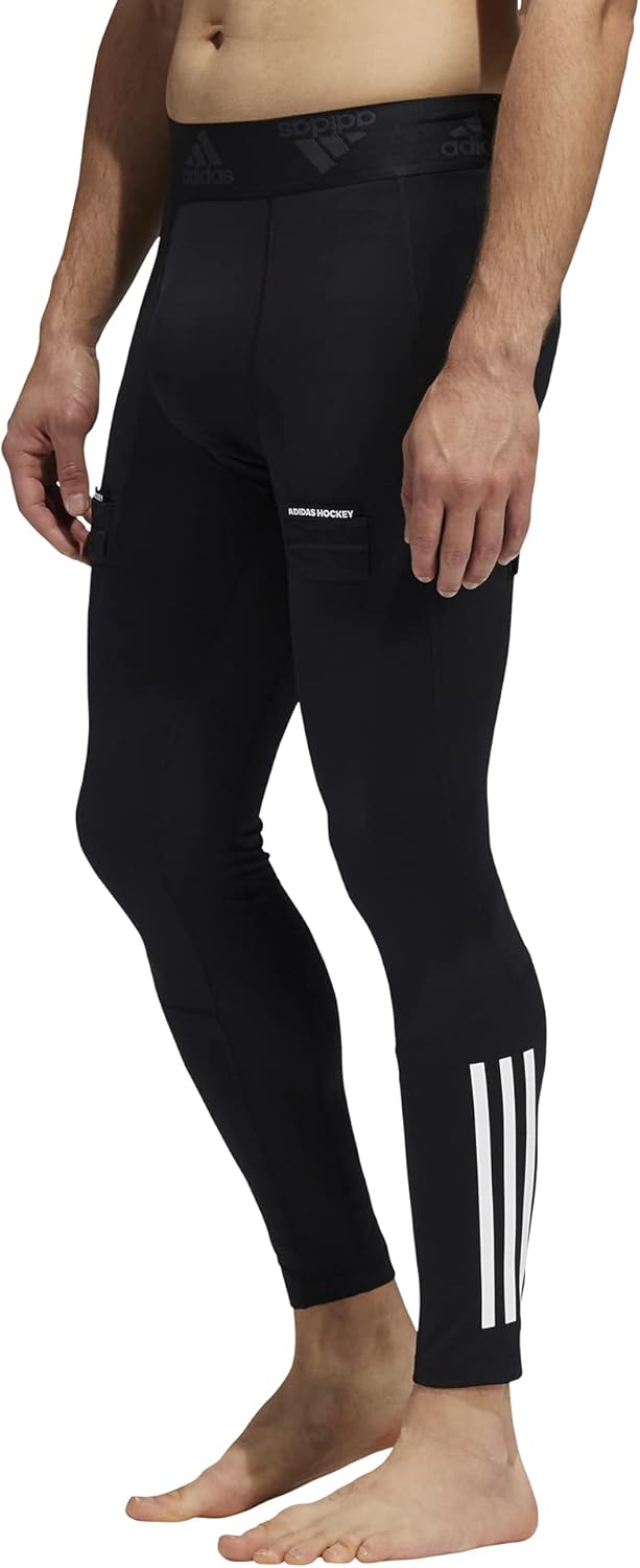 Amazon.com: Adidas Mens Hockey Baselayer Pants Black X-Small